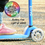 Zinc T-Motion kids light up scooter, imported from the UK