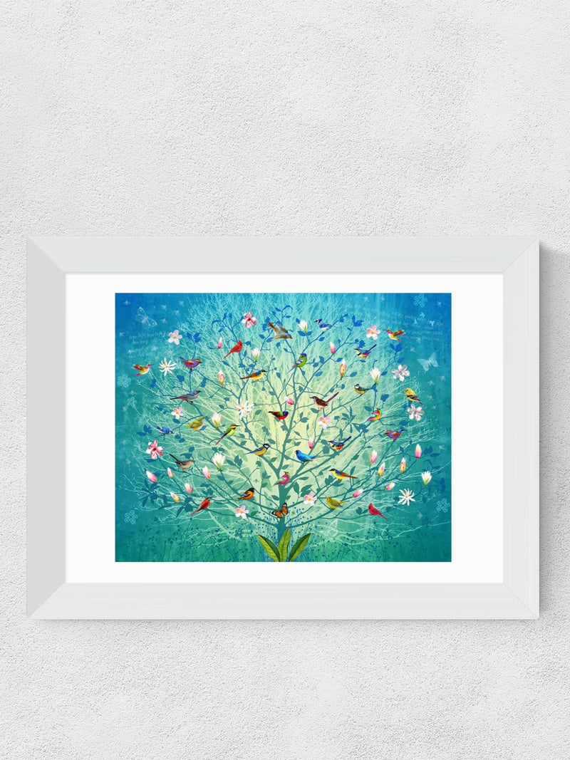 Fiona Watson The Singing Tree framed art print (British brand)