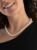 Next Freshwater Cultured Pearl Necklace in Sterling Silver- Buy online at McGrocer