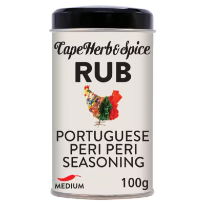 Cape Herb & Spice Portuguese Peri Peri seasoning rub 100g - British product