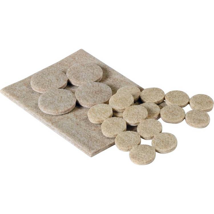 Felt Gard felt pads mixed sizes 21 pack, imported from the UK