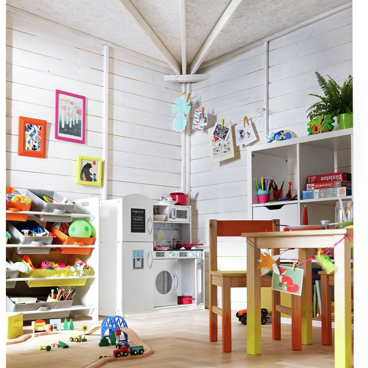 Argos Home kids storage unit white 4 tier - British product