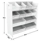 Argos Home kids storage unit white 4 tier - British product