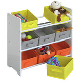 Argos Home 3 tier white kids basket storage unit, UK version