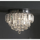 Argos Argos Home Opulence Crystal Glass Flush Ceiling Light- Buy online at McGrocer