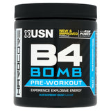 USN Hardcore B4 Bomb Extreme Pre-Workout Blue Raspberry Flavour GOODS ASDA