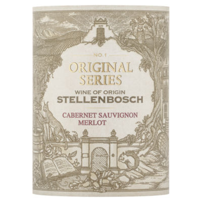 Stellenbosch red wine Cabernet Sauvignon Merlot 75cl (British brand)