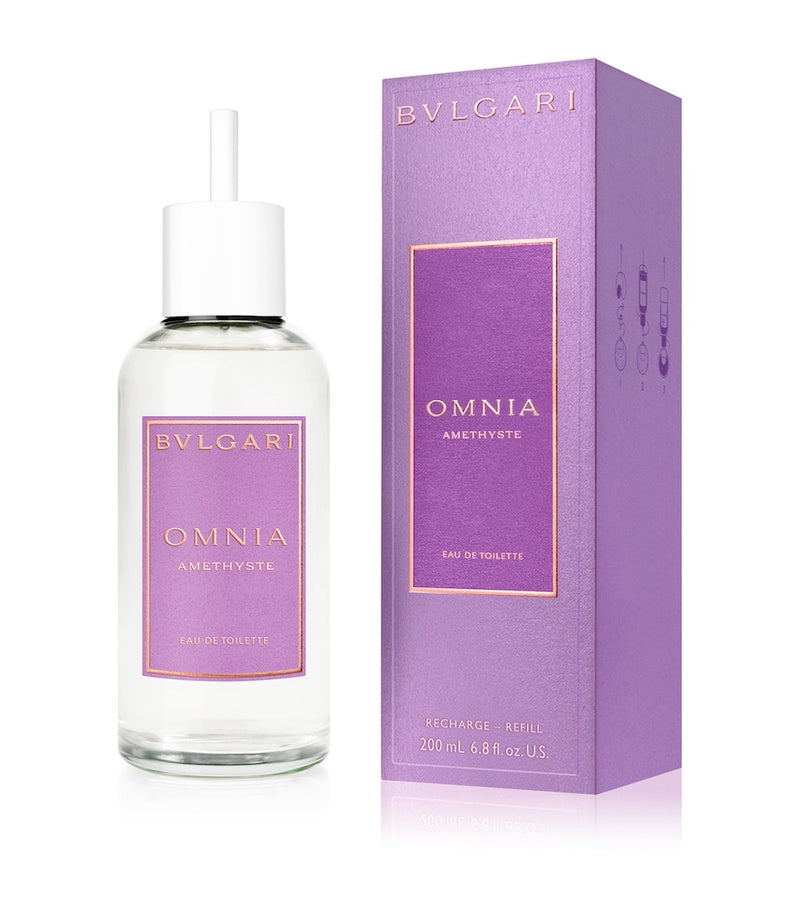 Bvlgari Omnia Amethyste eau de toilette refill 200ml, imported from the UK