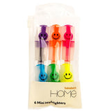 Sainsbury's fluorescent mini highlighters 6pk (British brand)