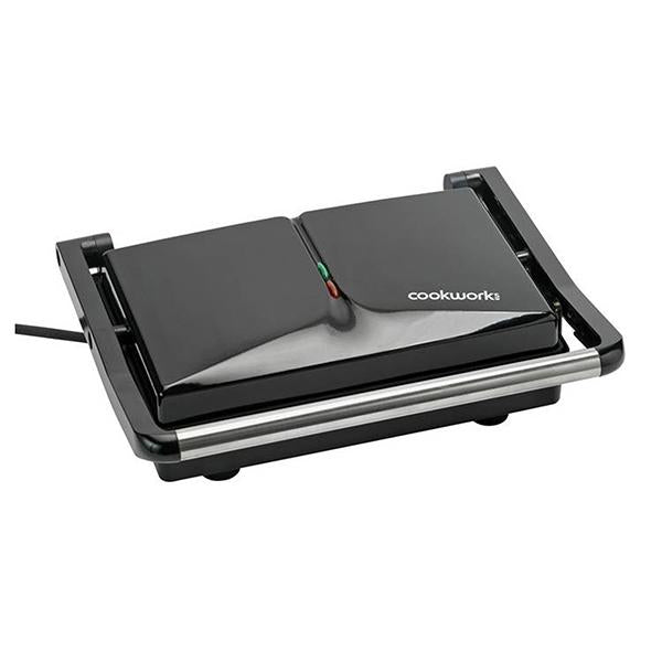 Cookworks Panini Press black, imported from the UK