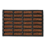 Sainsbury's Home bootscraper doormat black brown 61x41cm, imported from the UK