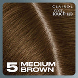 Clairol root touch-up hair dye medium brown 5, UK version