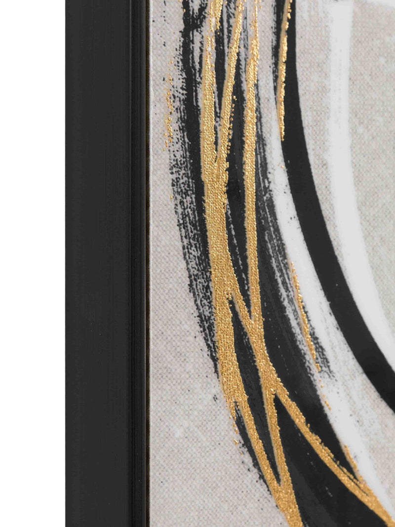 Gallery Home grey gilded framed canvas set of 2 (British brand)