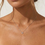 MUCHV horseshoe pendant necklace sterling silver (British brand)