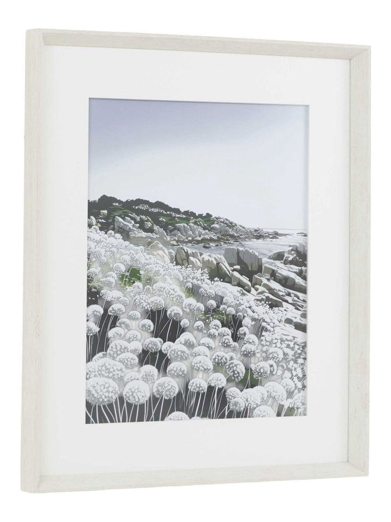 Gallery Home White Tides Wild Flowers framed art 55x65cm - British product