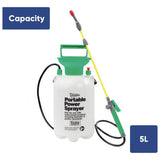 Streetwize portable power sprayer with adjustable nozzle 5L, imported from the UK