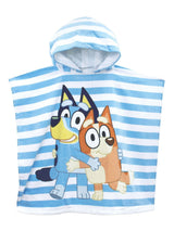 Next Bluey Character Light Blue Hooded Swim & Beach Towel Poncho for Kids - One Size (18/24m to 7/8y)- Buy online at McGrocer