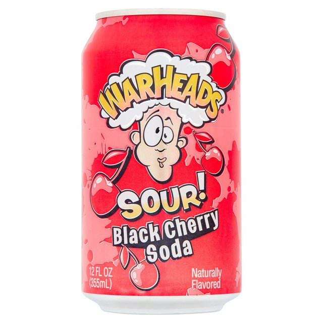 Warheads Black Cherry Soda 355ml GOODS M&S