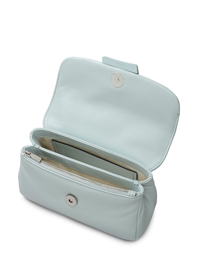 Radley Belsize puffy shoulder bag sky blue - British product