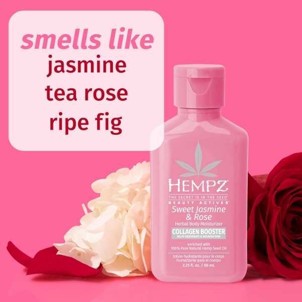 Hempz Jasmine Rose Herbal Body Moisturizer 66ml, UK version