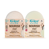 Holland & Barrett KinKind NOURISH me! Argan Oil Shampoo and Conditioner Bar Set 90g- Buy online at McGrocer