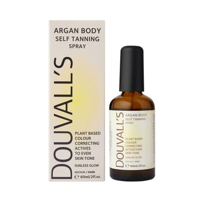 Superdrug Douvalls Argan Self Tanning Body Spray Medium-Dark 60ml- Buy online at McGrocer