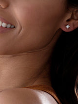 Next Sterling Silver Cubic Zirconia Star Stud Earrings 10mm- Buy online at McGrocer