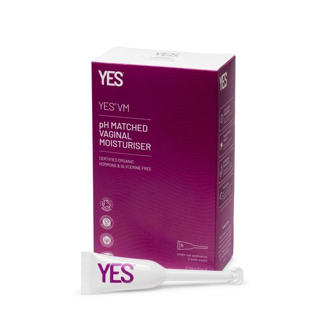 YES VM Organic Vaginal Moisturiser Applicators   6 x 5ml GOODS M&S