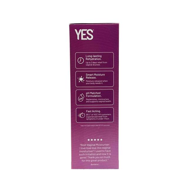 YES VM Organic Vaginal Moisturiser Applicators   6 x 5ml GOODS M&S