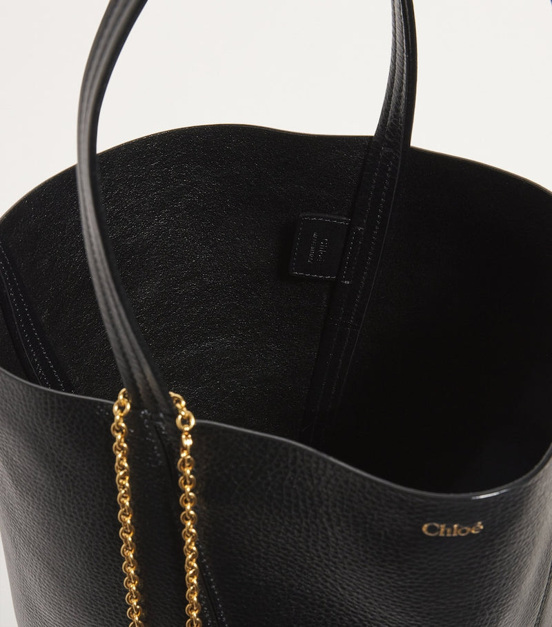 Chloé medium Spin Tote calfskin handbag, UK version