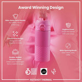 Ion8 pink coffee cup 360ml, imported from the UK