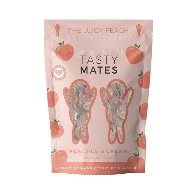 Tasty Mates Peaches and Cream Gourmet Gummy Sweets 136g GOODS M&S