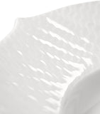 Meissen porcelain plate 23cm with waves relief texture - British product