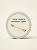 Cartier 18ct yellow-gold onyx tie pin 4.2cm, imported from the UK