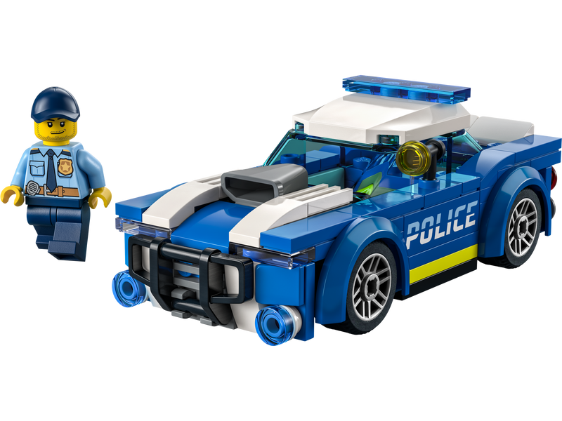 LEGO Police Car building set 94 pieces, imported from the UK