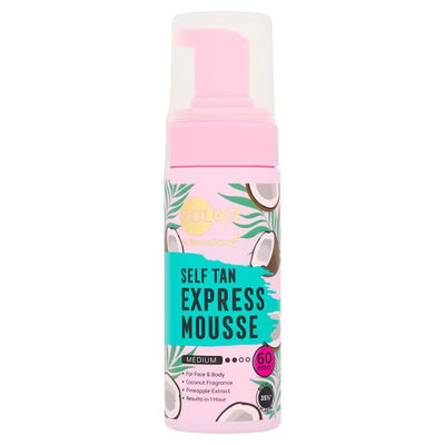 Superdrug Solait Self Tan Express Mousse Medium 150ml- Buy online at McGrocer