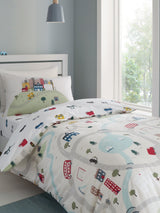 Bianca White Cotton Transport Duvet Cover Set