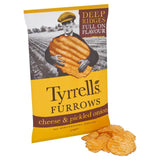 Tyrrells Furrows Cheese & Pickled Onion Sharing Crisps 150g GOODS M&S