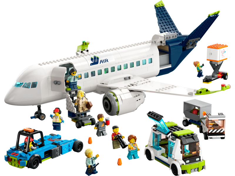 Lego Passenger Airplane 913 Pieces building set, imported from the UK
