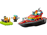 LEGO City Fire Rescue Boat 144 Pieces Building Set - British product