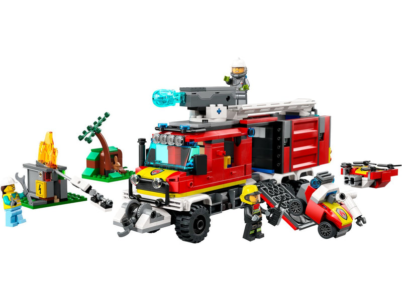LEGO City Fire Command Truck 502 Pieces - British product