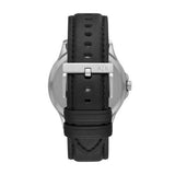 Armani Exchange AX2101 men's black leather strap watch - British product
