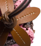 Miu Miu leather-yarn woven keyring H5cm x W6cm, UK version