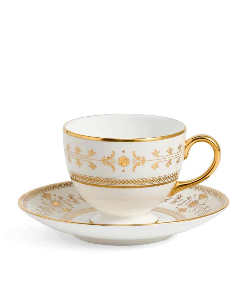 Wedgwood bone china Bacchus teacup and saucer (British brand)