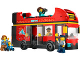 LEGO City Red Double-Decker Sightseeing Bus 384 Pieces, UK version