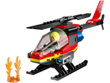 Lego LEGO City Fire Rescue Helicopter Building Set 85 Pieces- Buy online at McGrocer