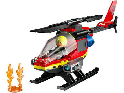 LEGO City Feuerwehr-Hubschrauber Bauset 85 Teile
