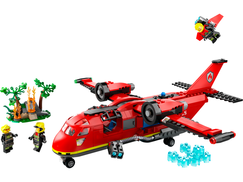 LEGO City Brannredningsfly 478 deler, importert fra Storbritannia
