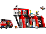 Lego LEGO City Fire Station with Fire Truck 843 Pieces Building Set- Buy online at McGrocer