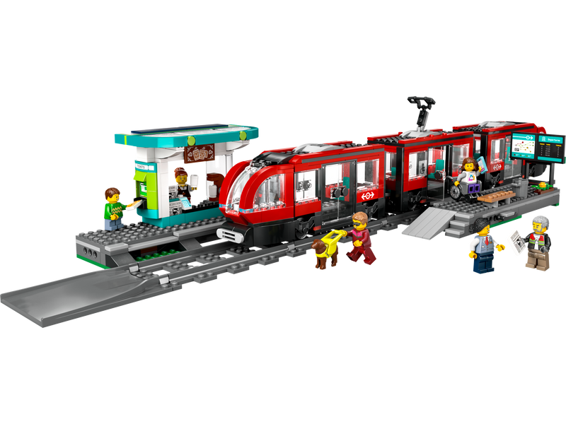LEGO City Downtown Streetcar and Station 811 Pieces - British product